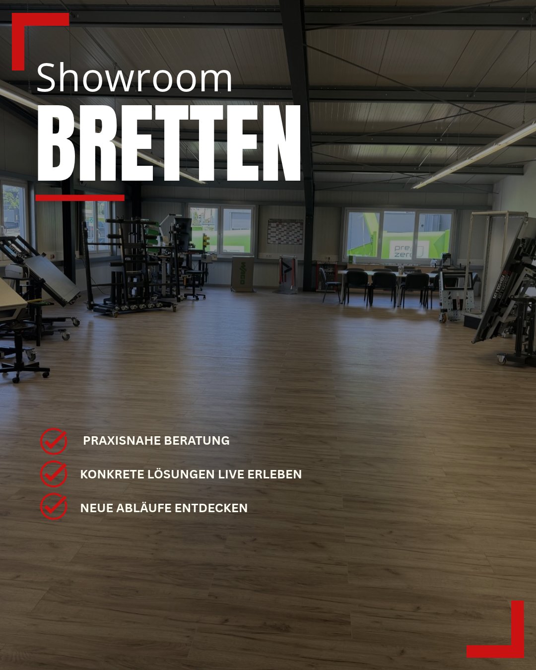 Neuer Showroom von Bauer Systeme in Bretten, Innenansicht